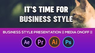 #mediaonoff After Effect Business Style Slideshow Tutorial || 2019 || Media Onoff