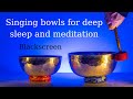 Singing bowls for deep sleep and meditation: one hour of continuous sound with black screen