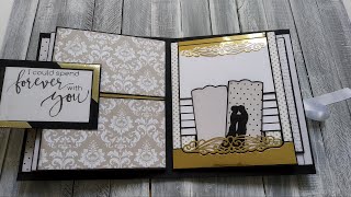 Wedding Album Free Tutorial Echo Park Wedding Bliss Pop Up Scrapbook Pages Pop Up Page Sold