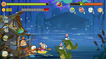 Swamp Attack - Episode 7. Level 18 Gameplay Android walkthrough