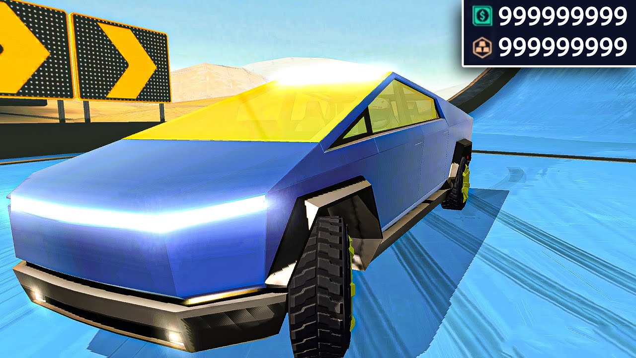 Car Stunt Races Mega Ramps TESLA CYBERTRUCK Unlimited Money Mod