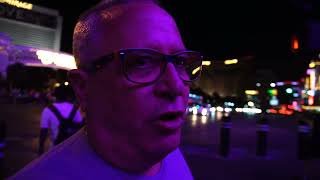 Short Video at Night of Las Vegas