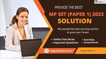 MP SET Exam 2023, Question Paper, Mock Test Series, Book pdf, Exam Pattern, Study Material