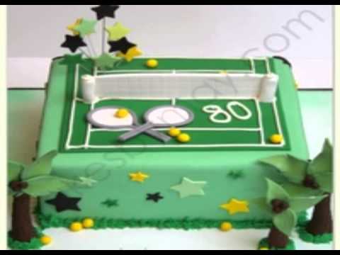 37 Top Pictures Tennis Cake Topper Decorations / Large Tennis Court Cake with Model - Celebration Cakes ...