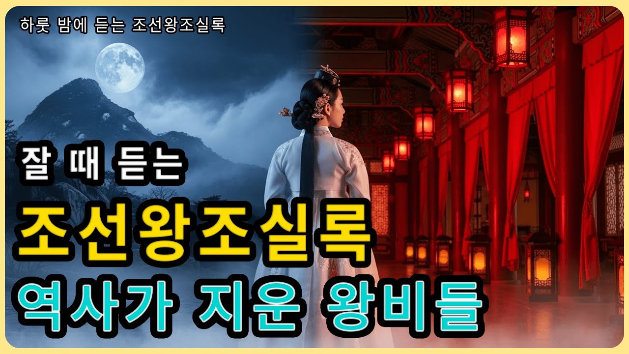 하룻밤에 듣는 조선왕조실록🌙 | 잊힌 왕비들: 역사가 기록하지 않은 그녀들의 진짜 이야기