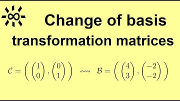 Change of basis - transformation matrices