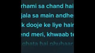 Dhadak title song Karaoke - dhadak background music with lyrics