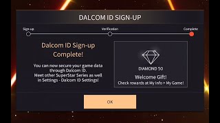 SUPERSTAR RHYTHM GAME || HOW TO SIGN UP WITH DALCOM ID screenshot 5