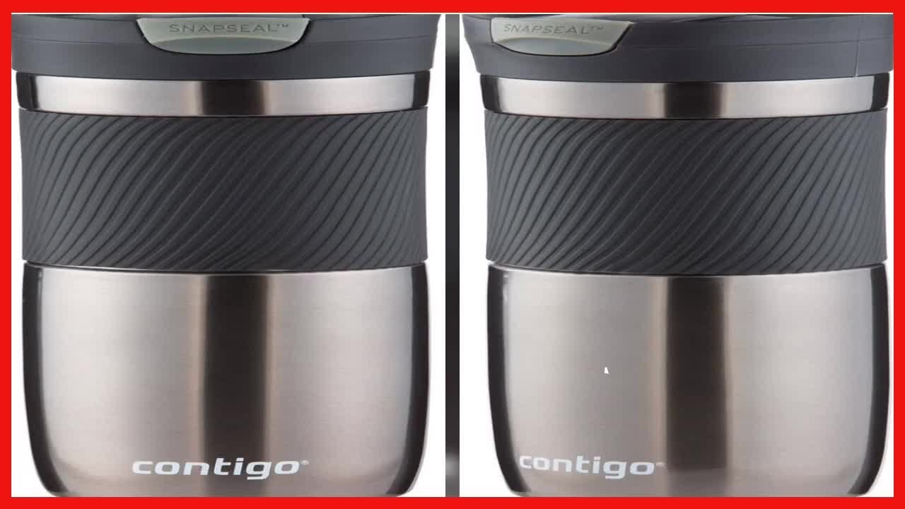 Contigo Stainless Steel Travel Mug with SNAPSEAL Lid Gunmetal, 20