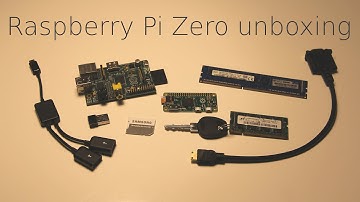 New Raspberry Pi Zero Unboxing, the $5 Computer, super small form factor