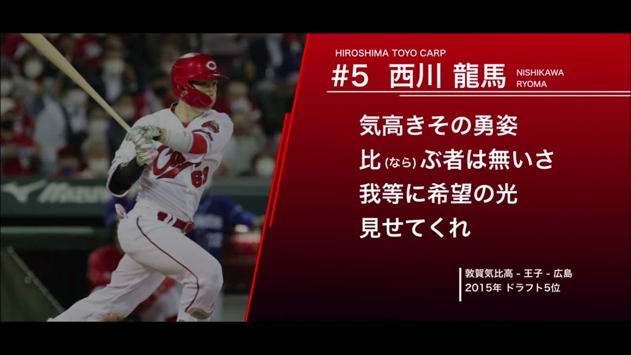 広島東洋カープ　西川龍馬　応援歌