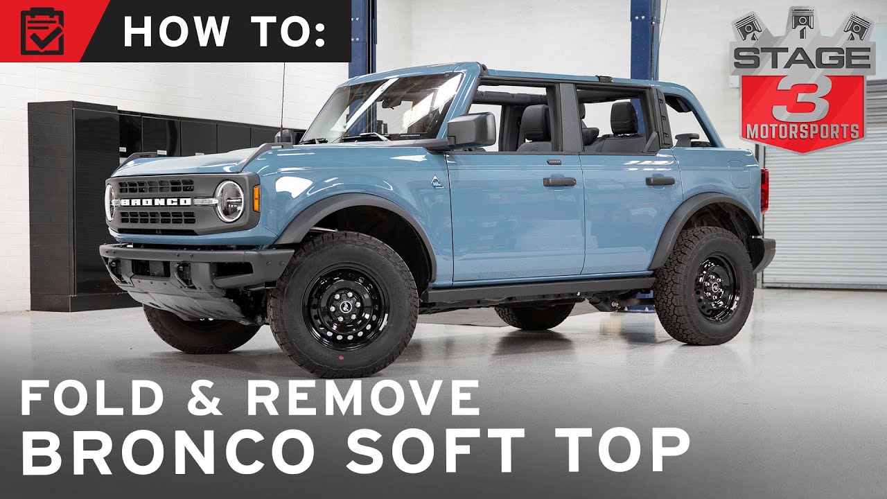 2021 Ford Bronco: Here's how you lower and remove the soft top - CNET