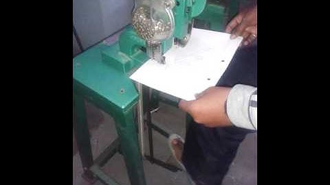 Eyelet punching Machine (manual)Double head