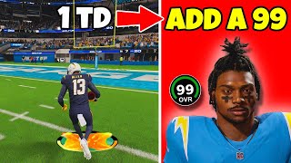 Score A Touchdown = Add A 99 Overall To The Chargers