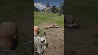 Mastering Survival Skill in Red Dead Redemption 2 #rdr2 #survivaltips #gamingshorts #gaming  #shorts