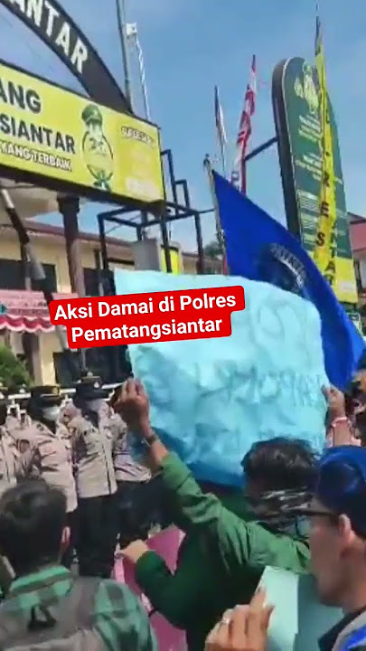 Aksi Damai di Polres Pematangsiantar  1 September 2025 #demo #dprri #sahroniuyakuyanafaurback