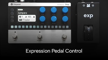 Polyend Step / Expression Pedal Control for Live Performance