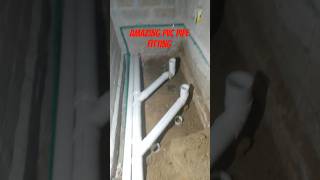 amazing PVC pipe fitting #plumbing #plumbingtime #pipelining #plumber #works #electrical #virelshort