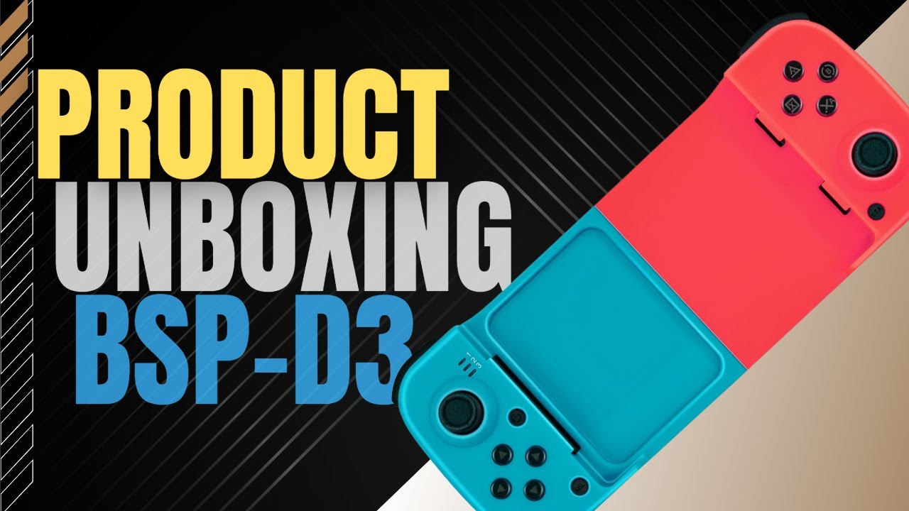 Unboxing - BSP-D3 Games Controller - YouTube