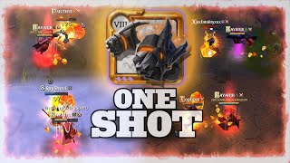 Solo One Shot Ganking!| Hellfire Hands Solo Open World | Albion Online #6