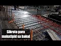 installation of steel bars at floor slab/ paano makakatipid sa bakal/  Quickly concrete pouring
