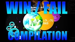 Agar.io - WIN/FAIL Compilation - Huge Mass Mothership Battles