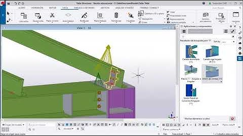 Tekla Estructuras - Inserción y Parámetros de PL180*80*6