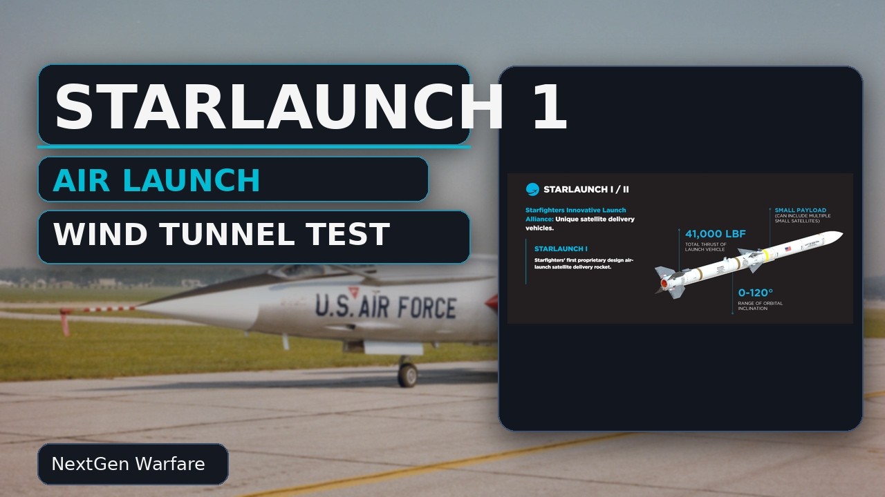 Испытания Starlaunch 1 в аэродинамической трубе: истребители Starfighter преодолели важный этап о...