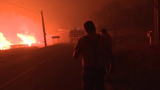 Incendie dans le Var (massif des Maures) : l'impuissance des riverains de Cogolin face aux flammes