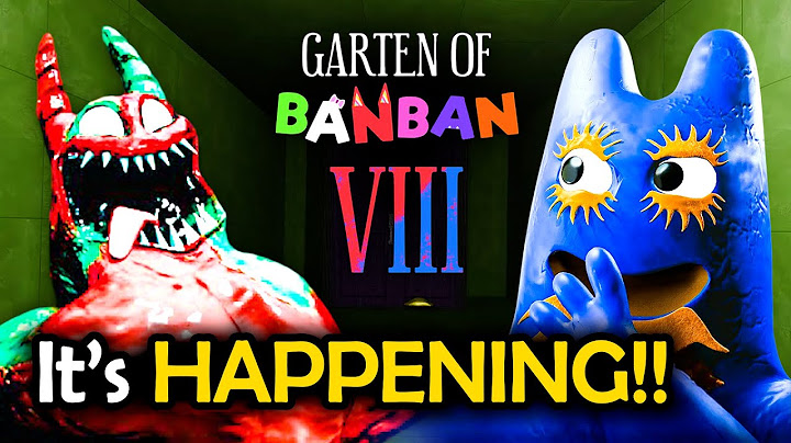 Garten of BanBan 8 Releasing Sooner Than We Thought
