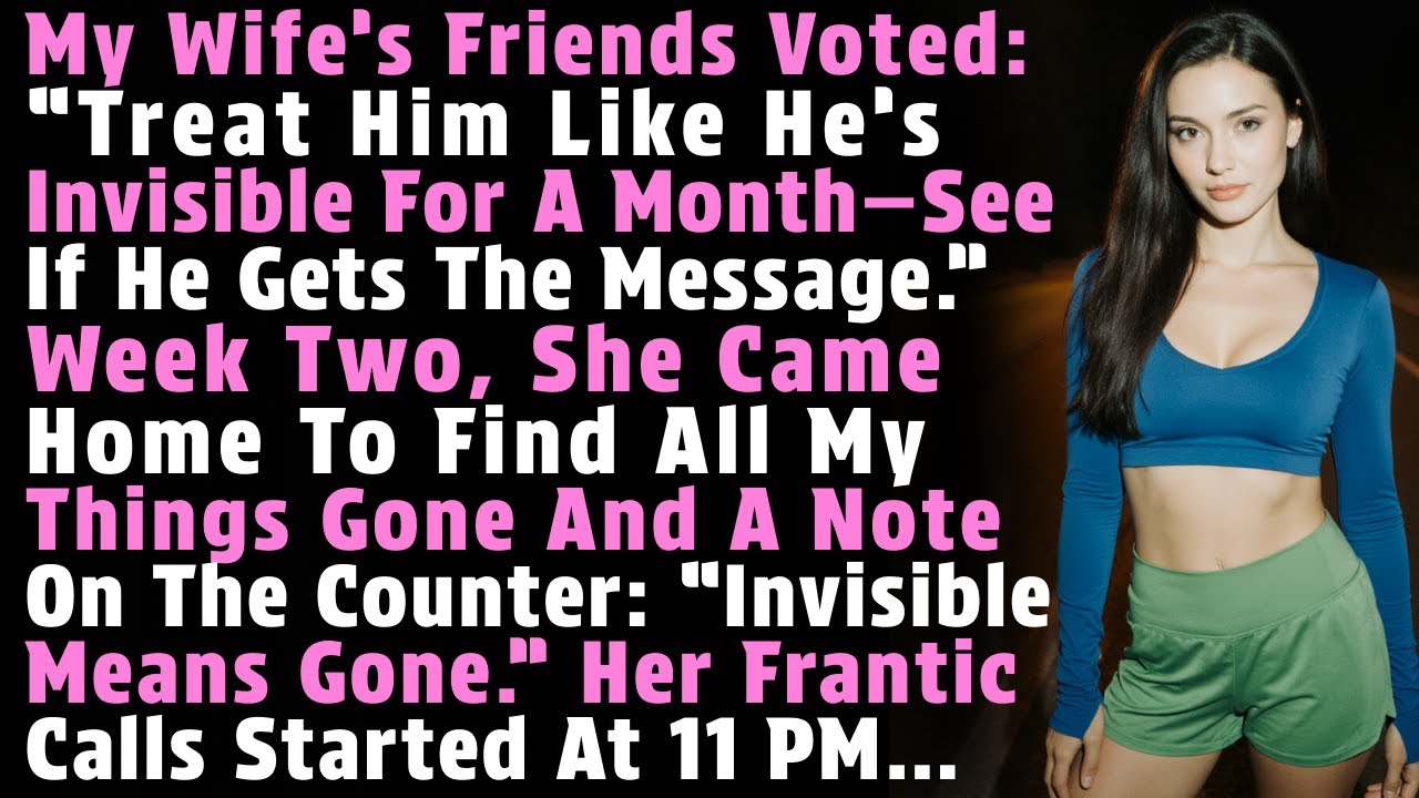My Wife’s Friends Voted: “Treat Him Like He’s Invisible For A Month—See If He Gets The…