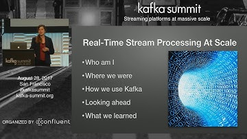 PREVIEW: Real-time Stream Processing at Scale (Amy Boyle, New Relic) Kafka Summit 2017