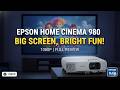 Epson Home Cinema 980 Review | 4000 Lumens of Big Screen Brilliance!