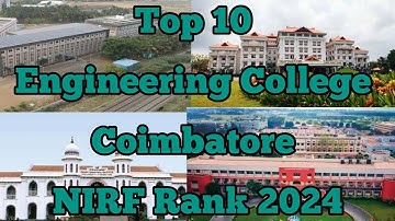 Top 10 Engineering College in Coimbatore based on NIRF RANK 2024