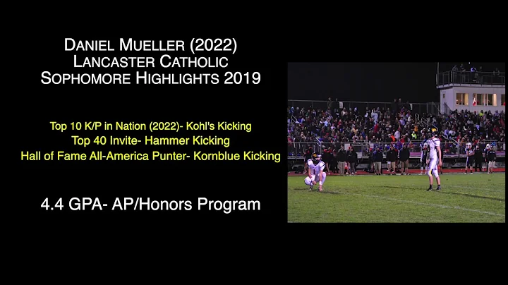 Sophomore (Class of 2022), Daniel Mueller, Nationa...