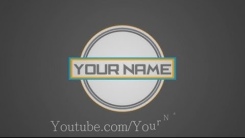 1 - Free 2D Intro Template (Cinema 4D)