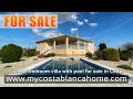 Grand 3 bedroom detached villa for sale in Catral