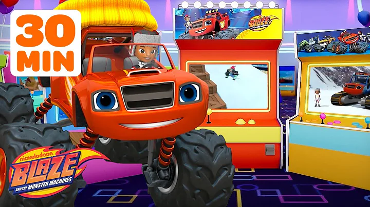 Blaze's ARCADE 🕹️ #14 | Gabby's Mechanic Missions & Winter Games ☃️ | Blaze and the Monster Machines