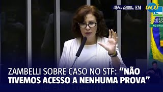 Zambelli sobre processo no STF: &quot;Não há nada que ligue a esse caso&quot;