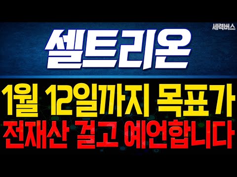   셀트리온 주가 반드시 이 가격까지 오릅니다 전재산 걸고 예언합니다 서정진 기업설명회 셀트리온헬스케어합병 신주상장일1월12일