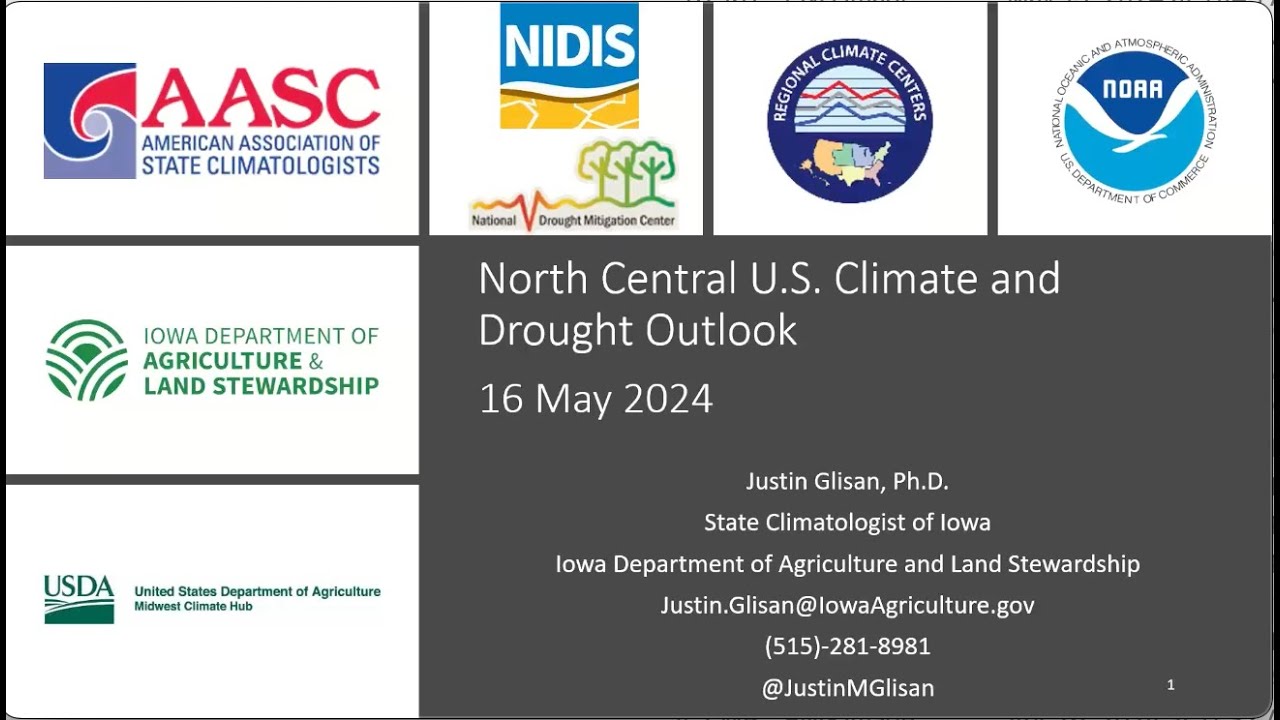 May 2024 North Central US Climate and Drought Summary and Outlook - YouTube