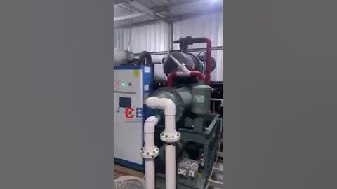 CBFI 2 30 tons flake ice machine in Ecuador cleint