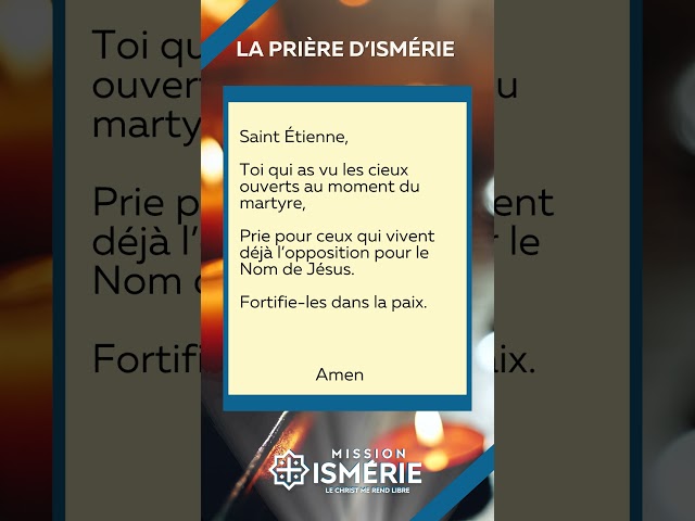 La prière d'Ismérie