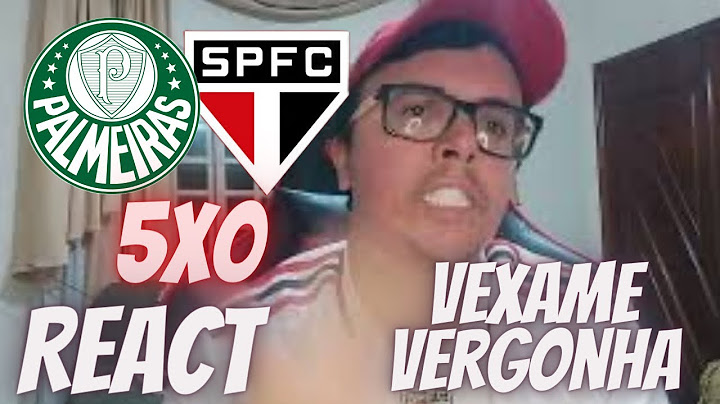 REACT: PALMEIRAS 5X0 SÃO PAULO- UM MASSACRE DO PALMEIRAS - ACABA PELO AMOR DE DEUS