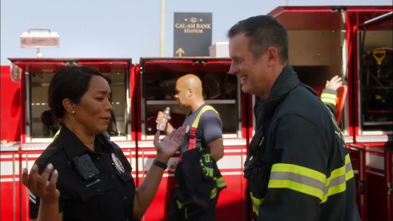 911 6x01 Athena and Bobby YouTube