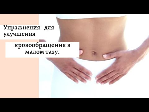 Упражнения для улучшения кровообращения в малом тазу