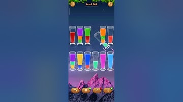 265 level Water sort - color sort game #gamesvideo #watercolor #asmr #gameplay #video #play