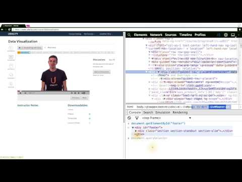 Document Selectors and Queries - Data Visualization and D3.js