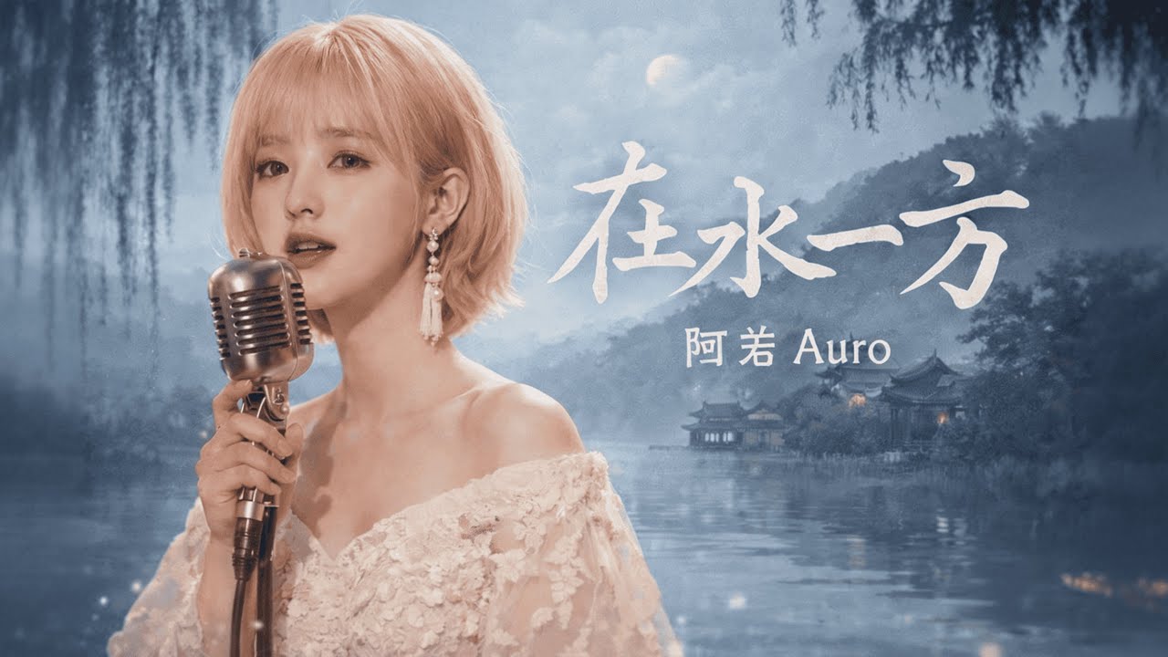 阿若 Auro｜《在水一方》｜温柔女声演唱 耳机听更好｜綠草蒼蒼 白霧茫茫 有位佳人 在水一方
