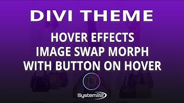Divi Theme Hover Effects Image Swap Morph With Button On Hover 👍